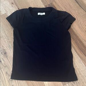 Mini A Ture Black Short Sleeve Tee